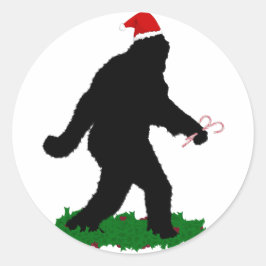 Adesivo Redondo Squatchin Natal