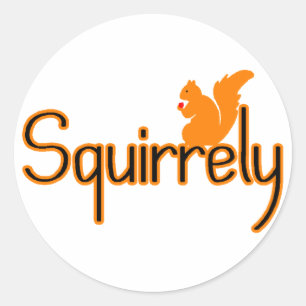 Adesivo Redondo Squirrely