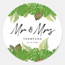 Sr. Casamento de Script da & Sra. Tropical