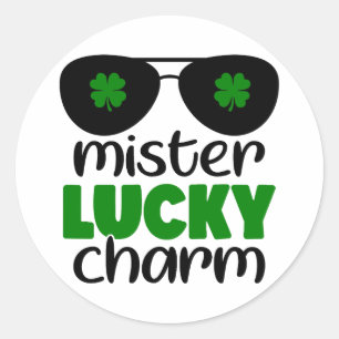 Adesivo Redondo Sr. Lucky Charm 🍀 ✨