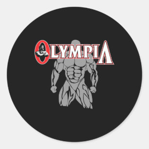 Adesivo Redondo Sr. Olympia For Men Malhação Bodybuilding 1