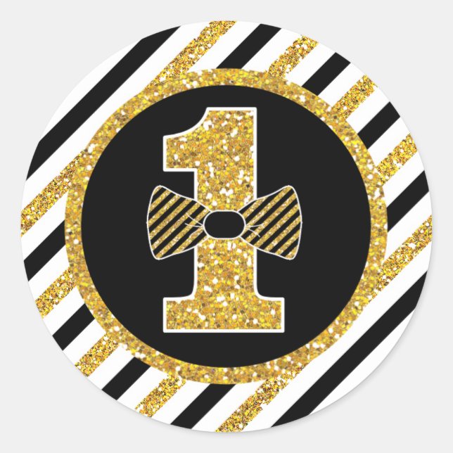 Adesivo Redondo Sr. ONEGreat Birthday Round Stickers Labels (Frente)