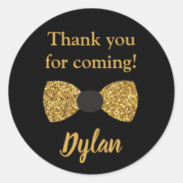 Adesivo Redondo Sr. Um arco preto e ouro maravilhoso