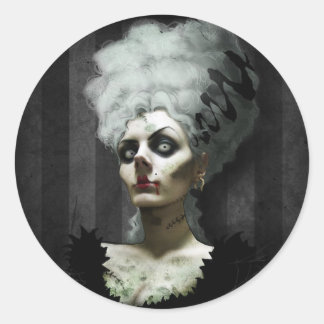 Adesivo Redondo Sra. Fright Sticker