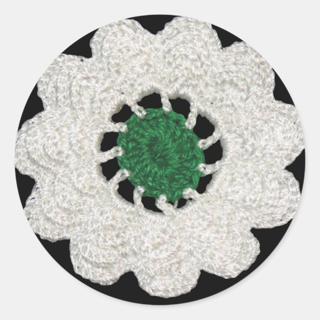 Adesivo Redondo Srebrenica cvijet (Frente)