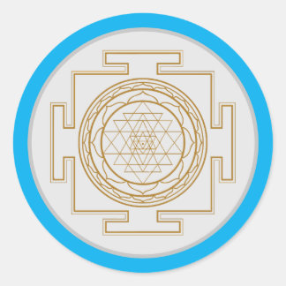 Adesivo Redondo Sri Yantra - Símbolo Sagrado
