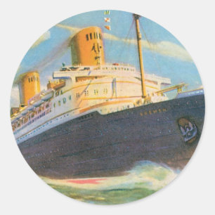 Adesivo Redondo SS Brema no mar