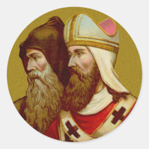 Adesivo Redondo SS. Cyril & Methodius (M 001)