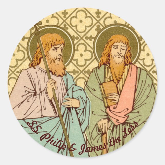 Adesivo Redondo SS. Philip & James the Less (RLS 15) (Frente)