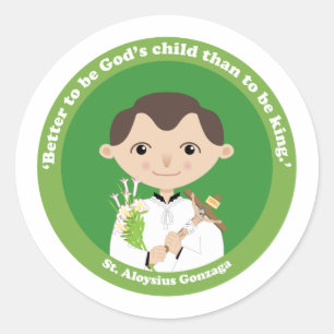 Adesivo Redondo St. Aloysius Gonzaga