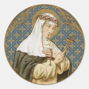 Adesivo Redondo St. Catherine de Siena (BK 19)