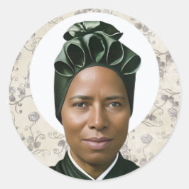 Adesivo Redondo St. Josephine Bakhita Catholic Stickers 