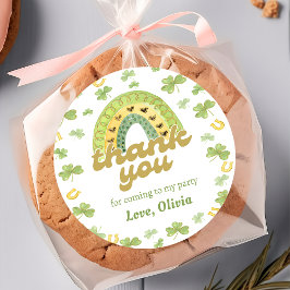 Adesivo Redondo St. Patrick Lucky One Birthday Sticker 