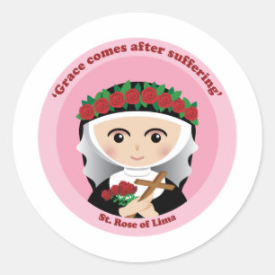 Adesivo Redondo St. Rosa de Lima