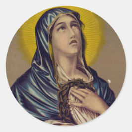 Adesivo Redondo Staat Mater Nossa Senhora das Tristezas