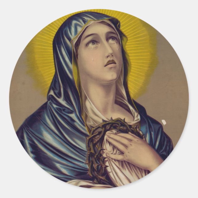 Adesivo Redondo Staat Mater Nossa Senhora das Tristezas (Frente)