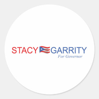 Adesivo Redondo Stacy Garrity Para Governador