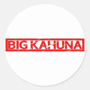 Adesivo Redondo Stamp Big Kahuna