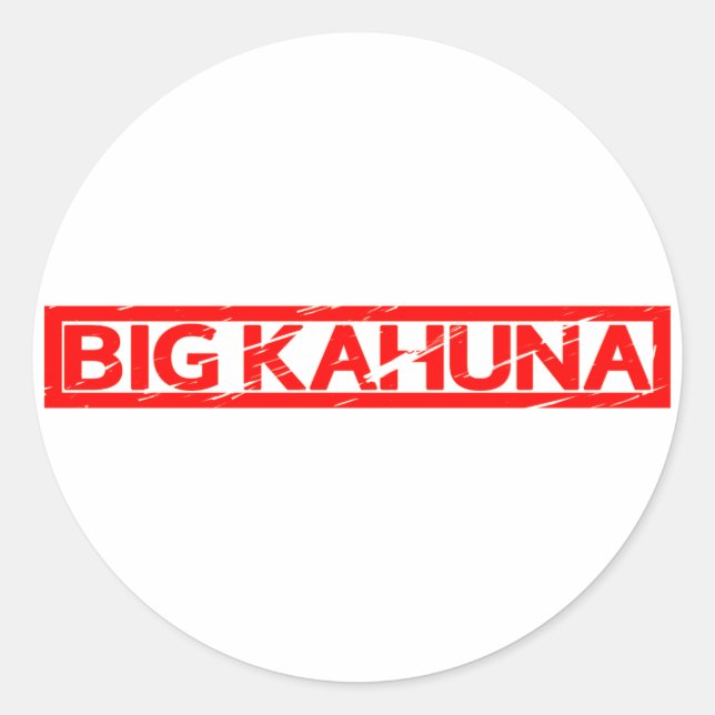 Adesivo Redondo Stamp Big Kahuna (Frente)