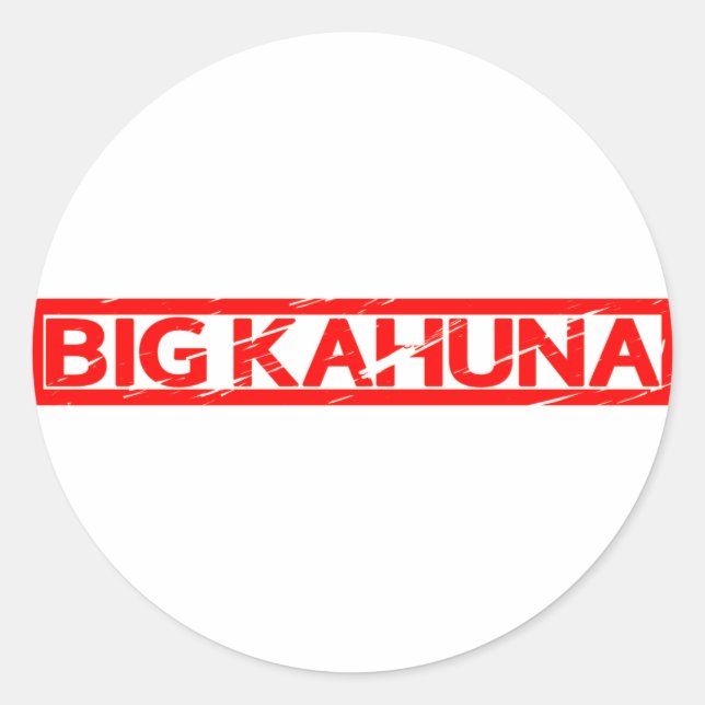 Adesivo Redondo Stamp Big Kahuna (Frente)