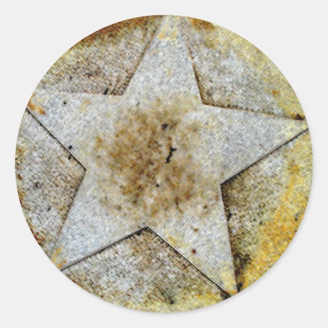 Adesivo Redondo Star Gazer (Frente)