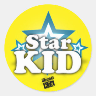Adesivo Redondo Star Kid (conjunto de 20)