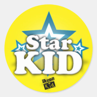 Adesivo Redondo Star Kid (conjunto de 20)