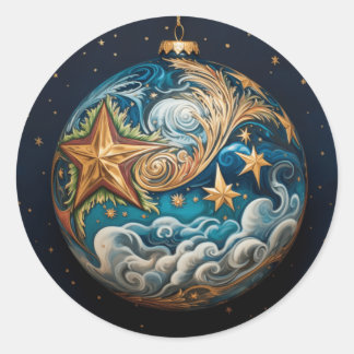 Adesivo Redondo Starry Night