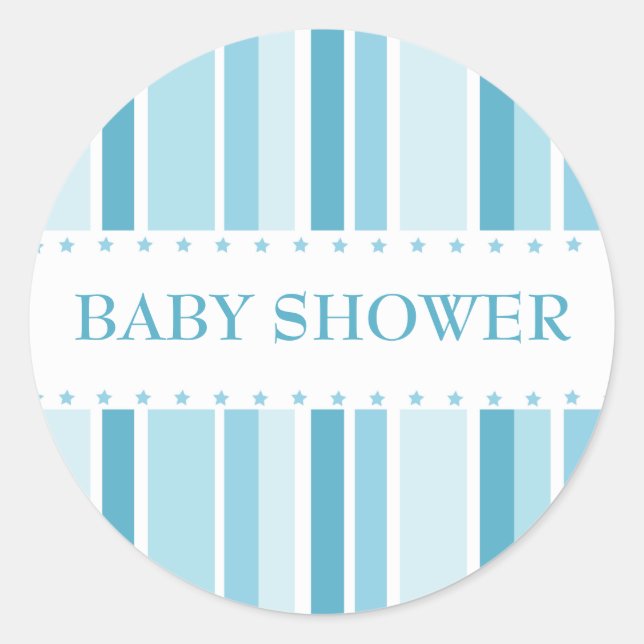 Adesivo Redondo Stars and Stripes Sticker (azul) (Frente)