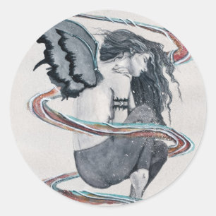 Adesivo Redondo Stasis Sticker