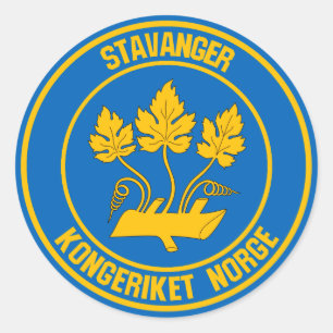 Adesivo Redondo Stavanger Round Emblem
