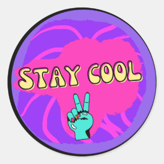 Adesivo Redondo Stay cool