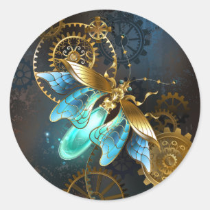 Adesivo Redondo Steampunk Firefly
