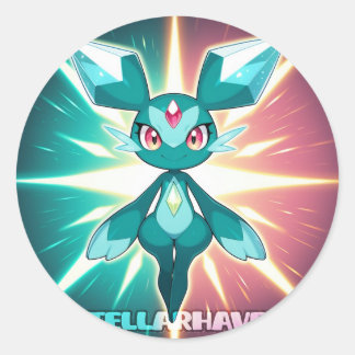 Adesivo Redondo StellarHaven - Yolanda Sticker 01