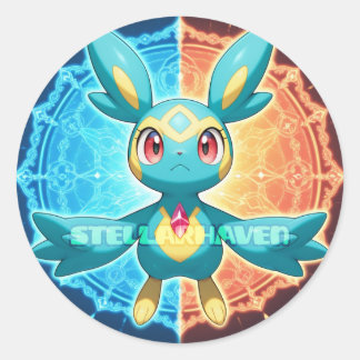 Adesivo Redondo StellarHaven - Yova Sticker 01
