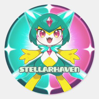 Adesivo Redondo StellarHaven - Zuri Sticker 01