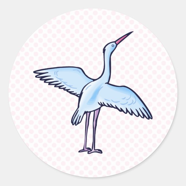 Adesivo Redondo Stellie Stork (Frente)