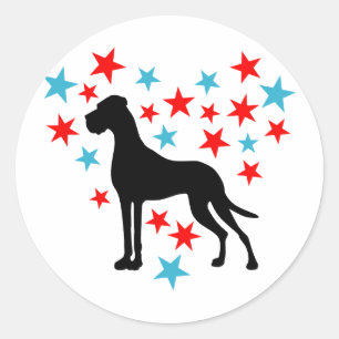 Adesivo Redondo Sternenherz Dogge