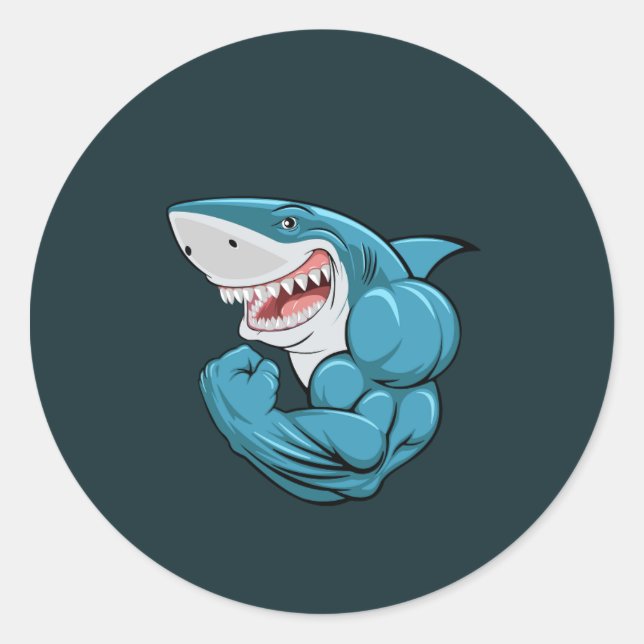 Adesivo Redondo "Stick It Bold – Artistic Graphic Vinyl Sticker" (Frente)