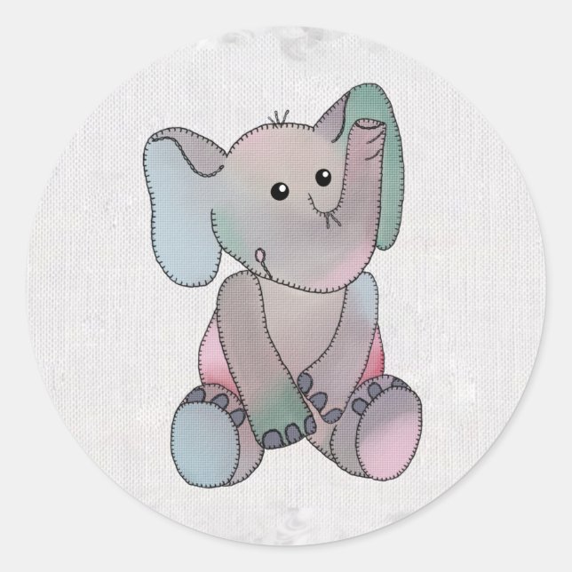 Adesivo Redondo Stickbild Elefant (Frente)