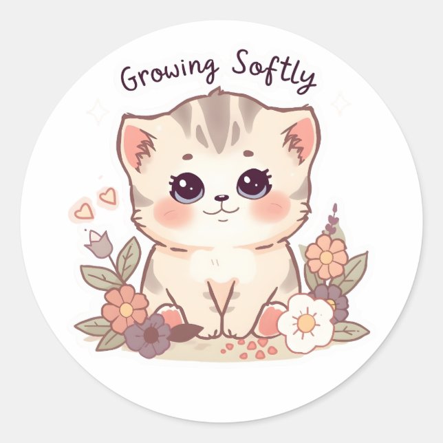 Adesivo Redondo Sticker (Frente)