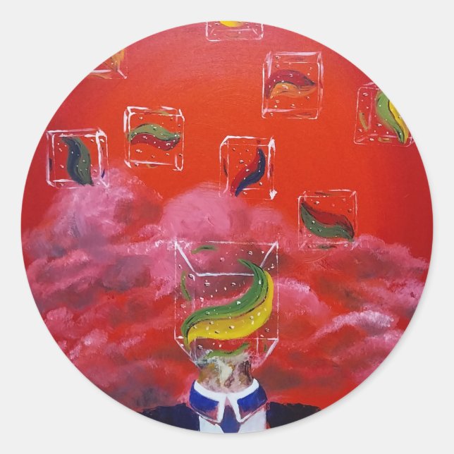 Adesivo Redondo Sticker (Frente)