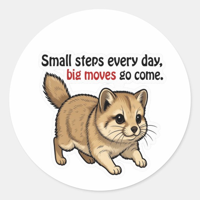 Adesivo Redondo Sticker (Frente)