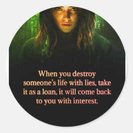 Adesivo Redondo sticker