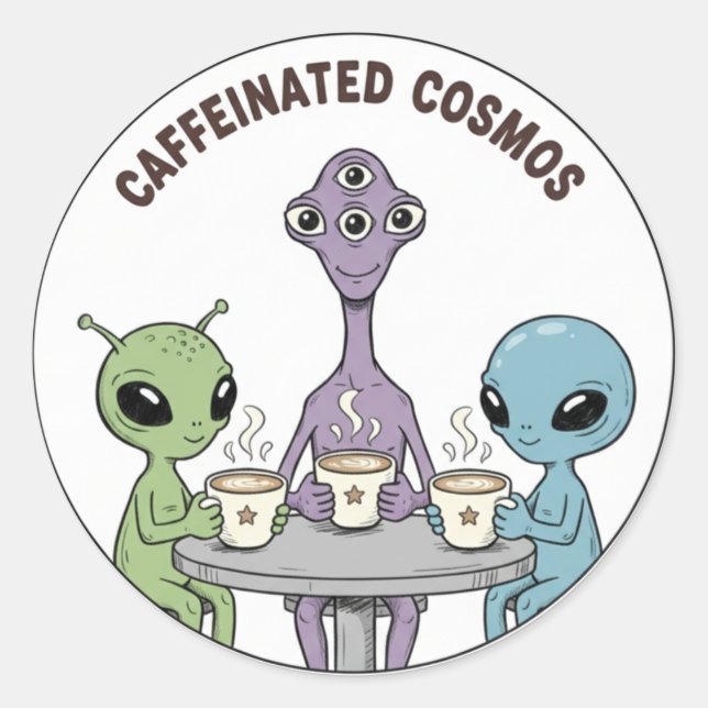 Adesivo Redondo Sticker (Frente)