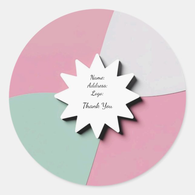 Adesivo Redondo sticker (Frente)