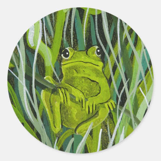 Adesivo Redondo Sticker ~ "Apenas Andando Por Aí" (Frente)