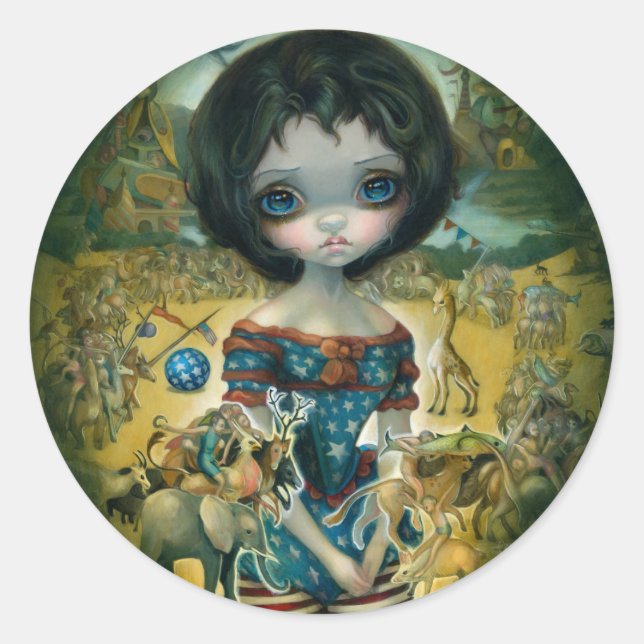 Adesivo Redondo Sticker "Bosch Circus" (Frente)