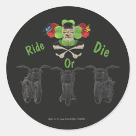 Adesivo Redondo Sticker by James Michael Miller