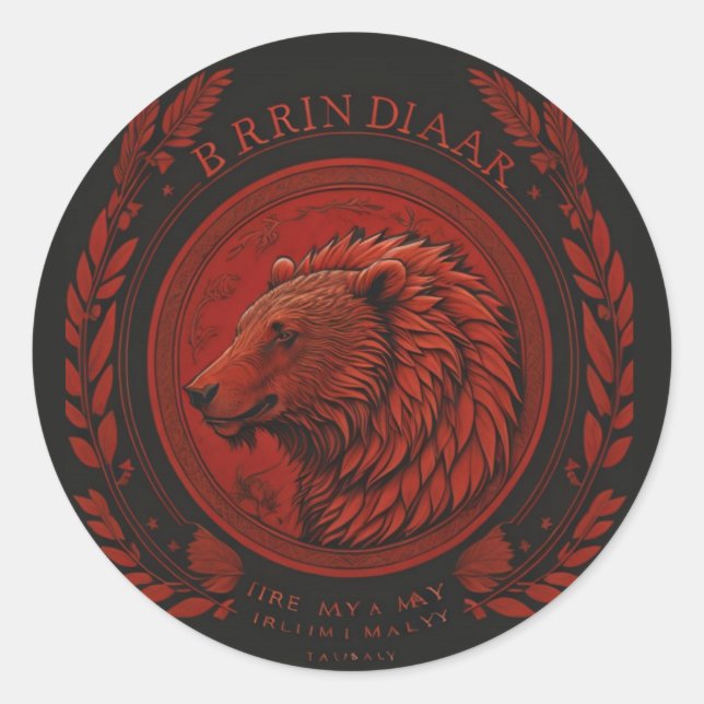 Adesivo Redondo Sticker by James Michael Miller (Frente)